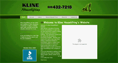 Desktop Screenshot of klinehouselifting.com